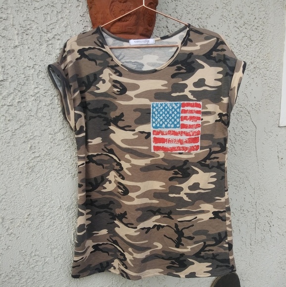 Modern Vintage | Tops | Camo Shirt With 